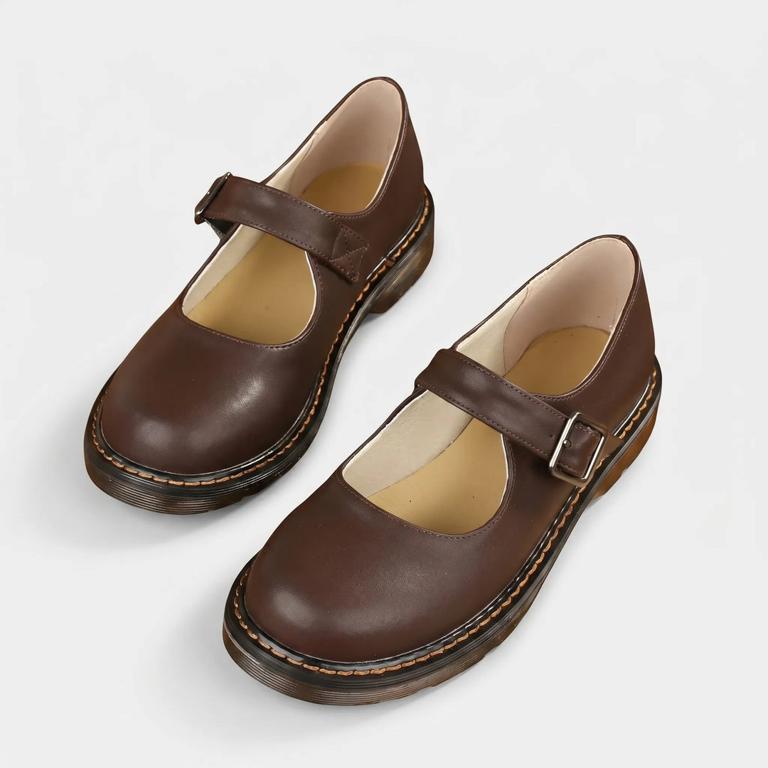 Vintara - Mary Jane Flat Shoes