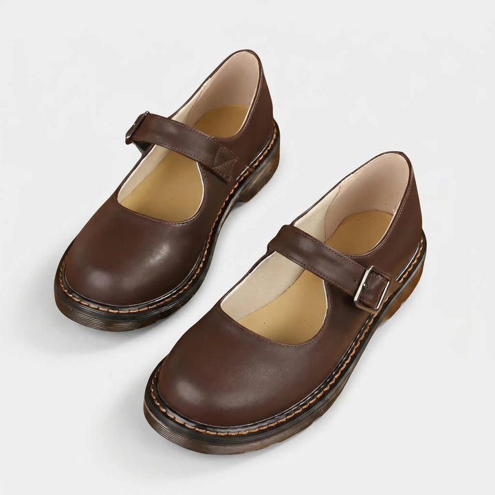 Vintara - Mary Jane Flat Shoes