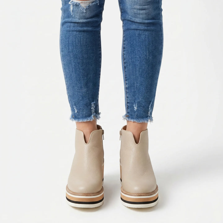 Wedgely - Platform Wedge Ankle Boots