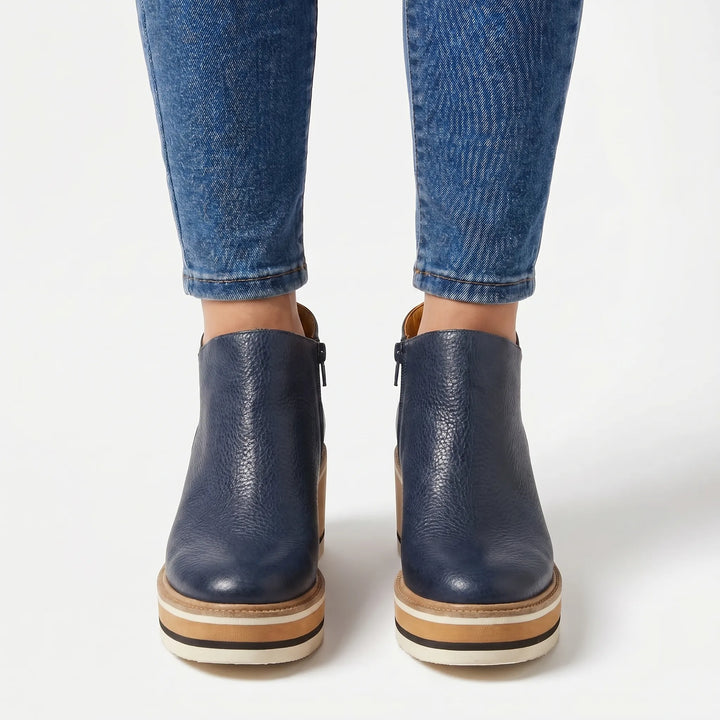 Wedgely - Platform Wedge Ankle Boots