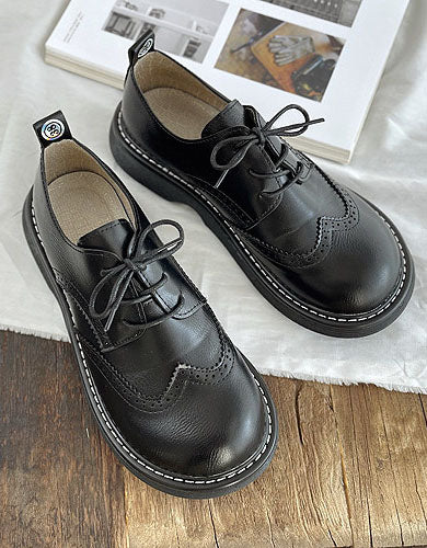 Women’s Derbies Shoes with Square Toe and Wide Cut
