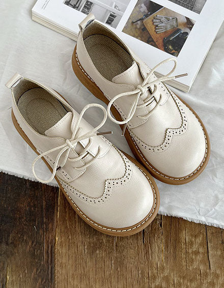 Women’s Derbies Shoes with Square Toe and Wide Cut