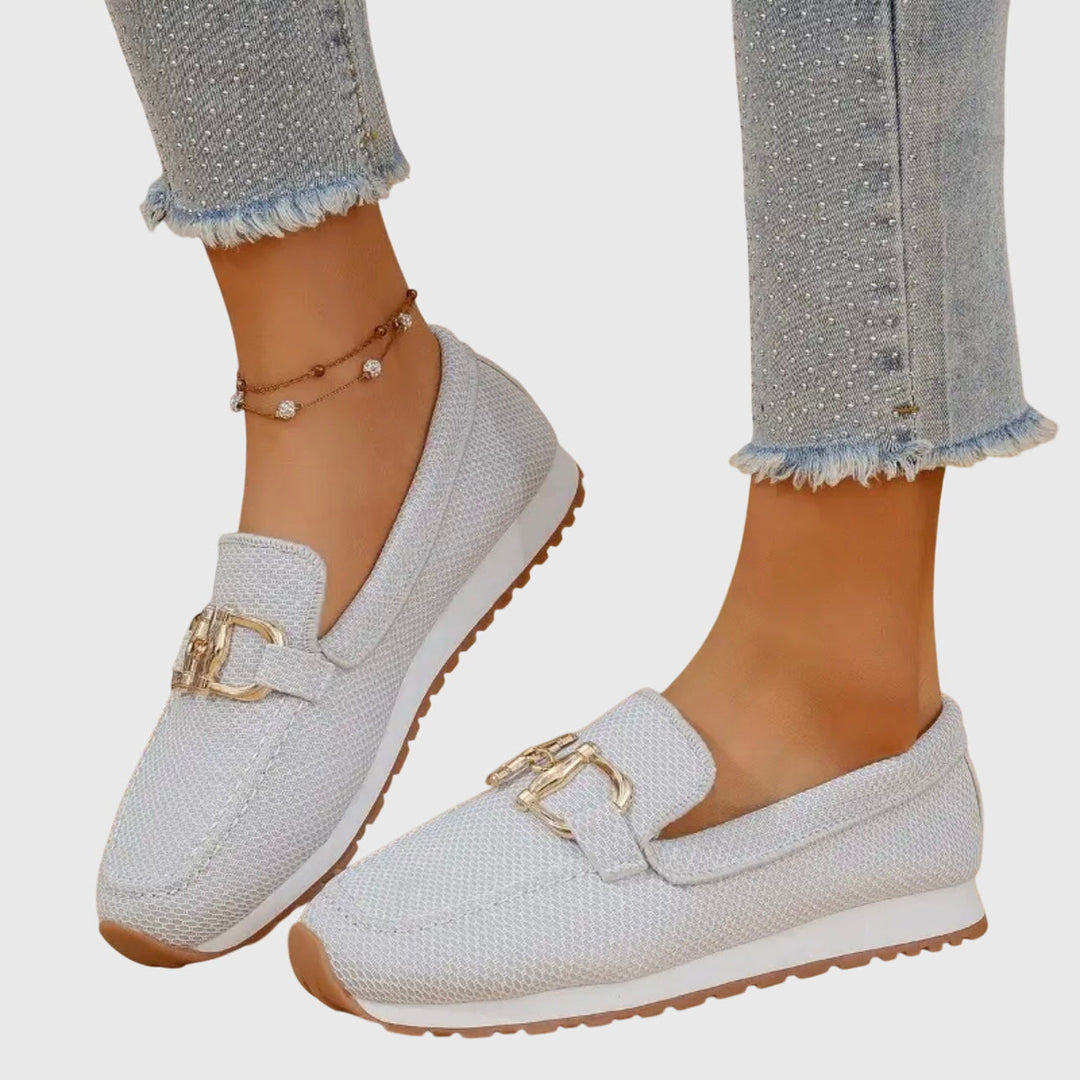 Women’s Loafers with Cushioned Insole and Slip-Resistant Outsole