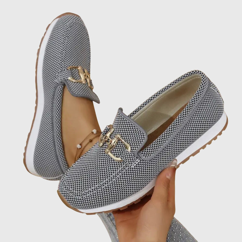 Women’s Loafers with Cushioned Insole and Slip-Resistant Outsole