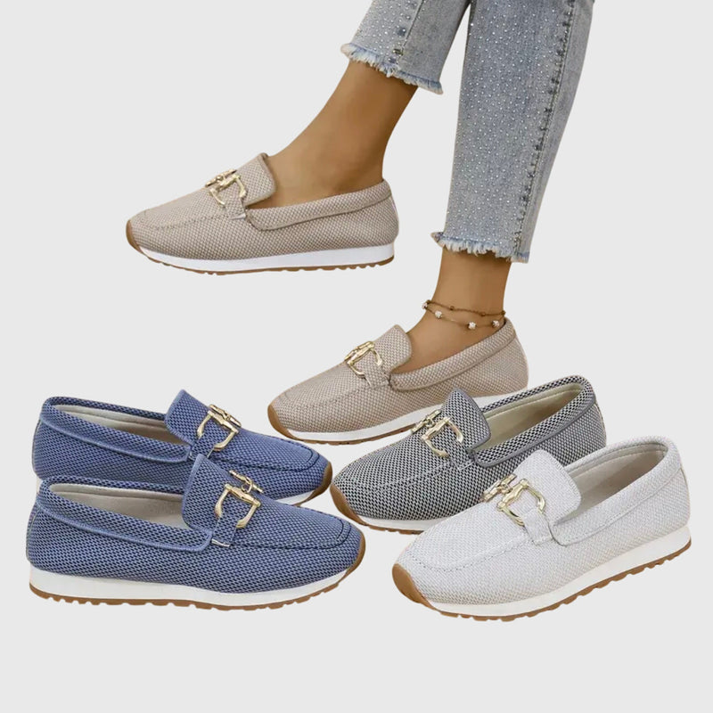 Women’s Loafers with Cushioned Insole and Slip-Resistant Outsole
