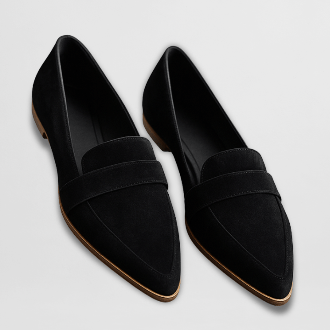Women’s Loafers with Suede and Cushioned Insole