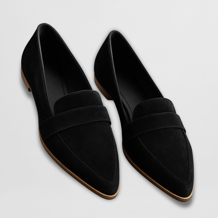 Women’s Loafers with Suede and Cushioned Insole