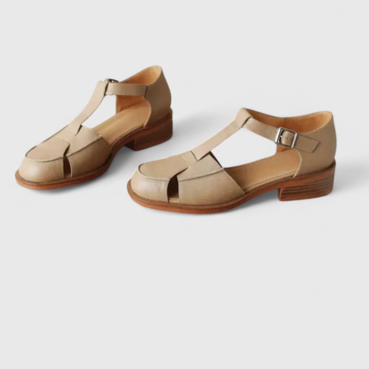Women’s Mary Jane Sandals with Adjustable Strap and Cushioned Insole