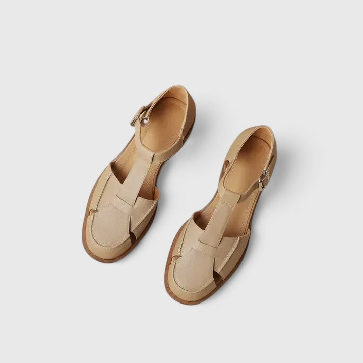 Women’s Mary Jane Sandals with Adjustable Strap and Cushioned Insole