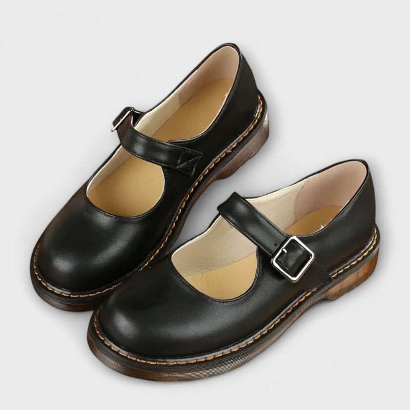 Women’s Mary Jane Shoes with Adjustable Strap and Rounded Toe
