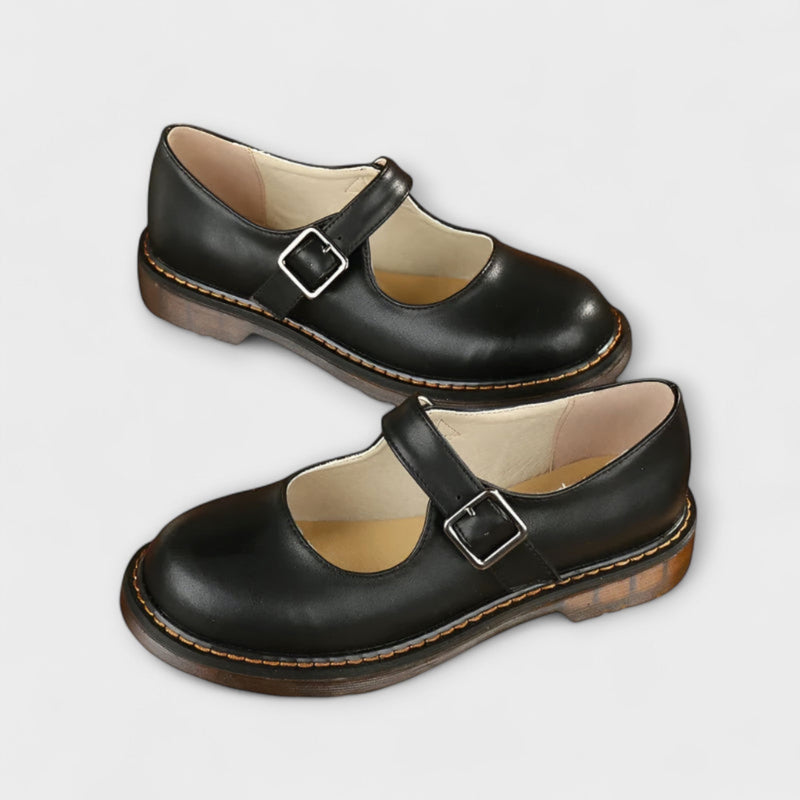 Women’s Mary Jane Shoes with Adjustable Strap and Rounded Toe
