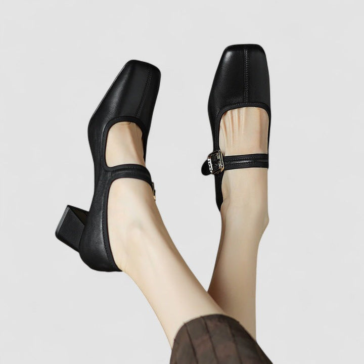 Women’s Mary Jane Shoes with Strap Design