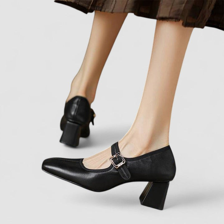 Women’s Mary Jane Shoes with Strap Design