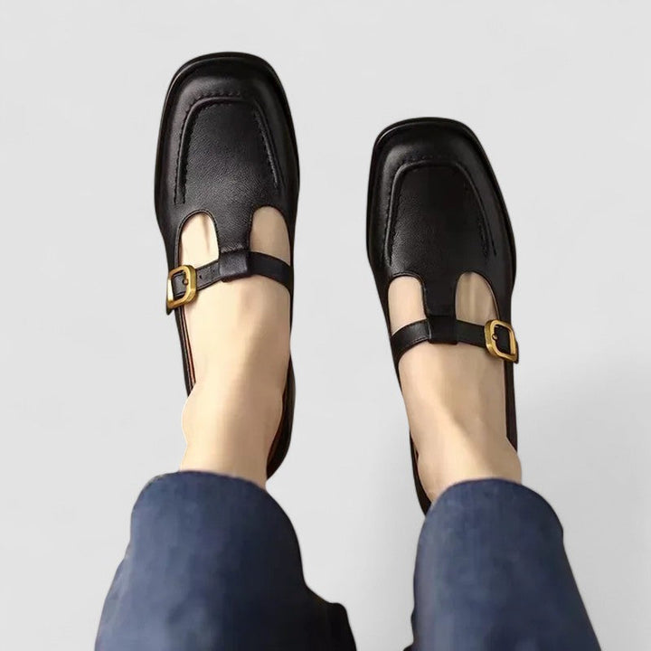 Women’s Mary Jane Shoes with T-strap Design