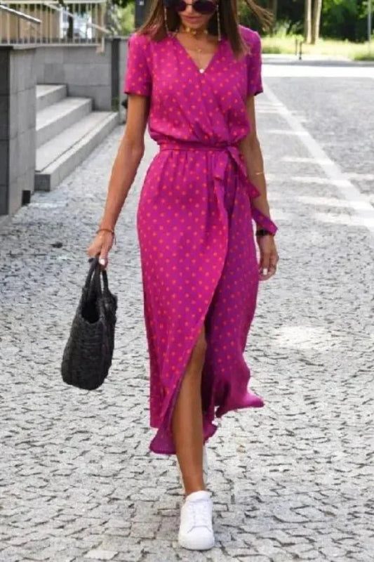 Women’s Midi Dress with Flattering Silhouette and Versatile Design