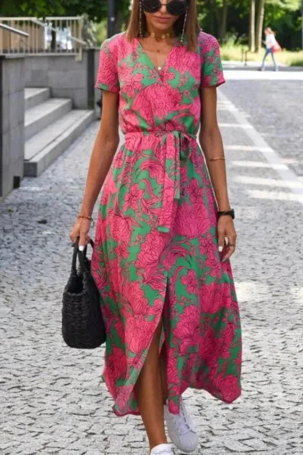 Women’s Midi Dress with Flattering Silhouette and Versatile Design