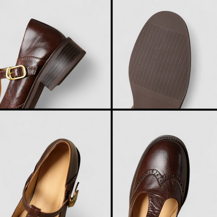 Women’s Shoes with Insole and Classic Strap