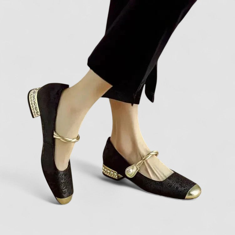Women’s Mary Jane Shoes with an Adjustable Strap