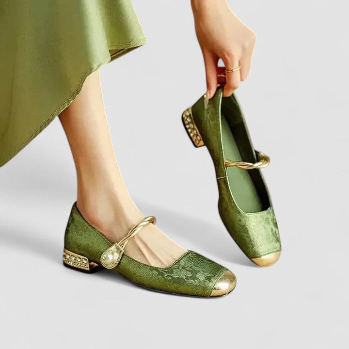 Women’s Mary Jane Shoes with an Adjustable Strap