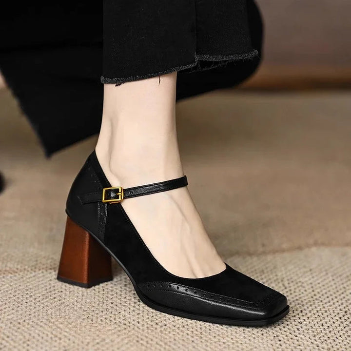 Women’s Slingback Heels with Pointed Toe and Strap Fastening