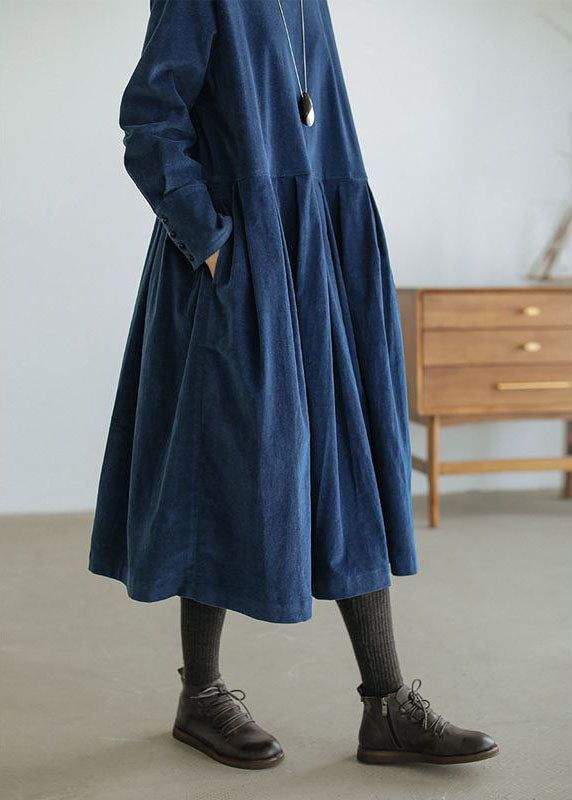 Women’s Velvet midi Dress with Elegant Cut and Flowing Lines