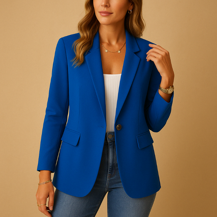 Women’s Blazer with Tailored Fit and Long Sleeves