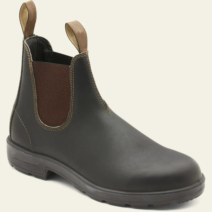 Women’s Chelsea Boots with Slip-On Design and Elastic Side Panels