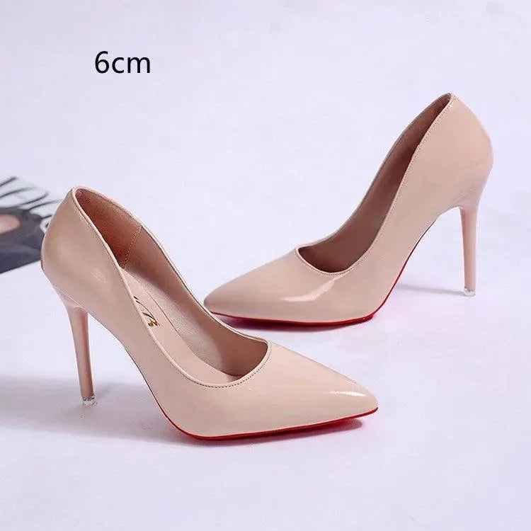 Women’s Stiletto Pumps with High Heel and Low Upper Design