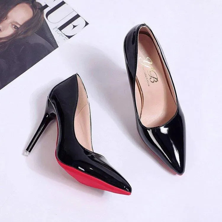 Women’s Stiletto Pumps with High Heel and Low Upper Design