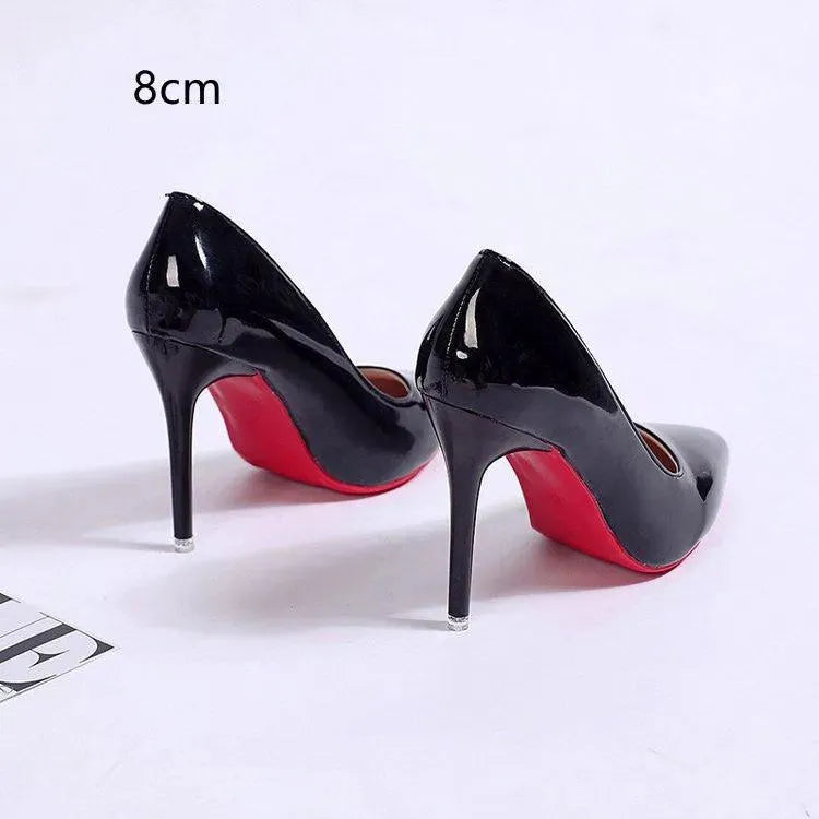 Women’s Stiletto Pumps with High Heel and Low Upper Design