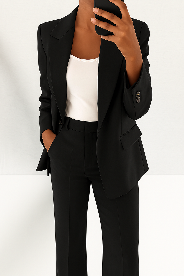 Women’s Suit Set with Blazer and Trousers