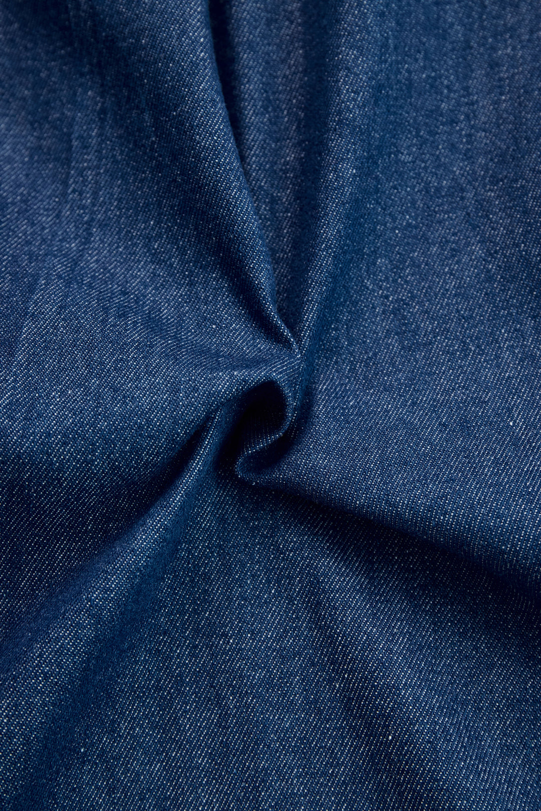 Women’s Denim Jumpsuit with Red Topstitching and Wide Legs