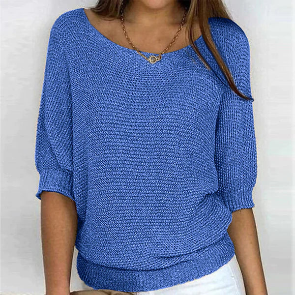 Women’s Jumper with Long Sleeves and Ribbed Hem