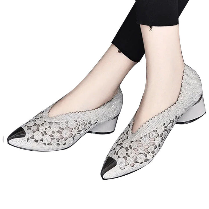 Women’s Sandals with Rhinestone Accents