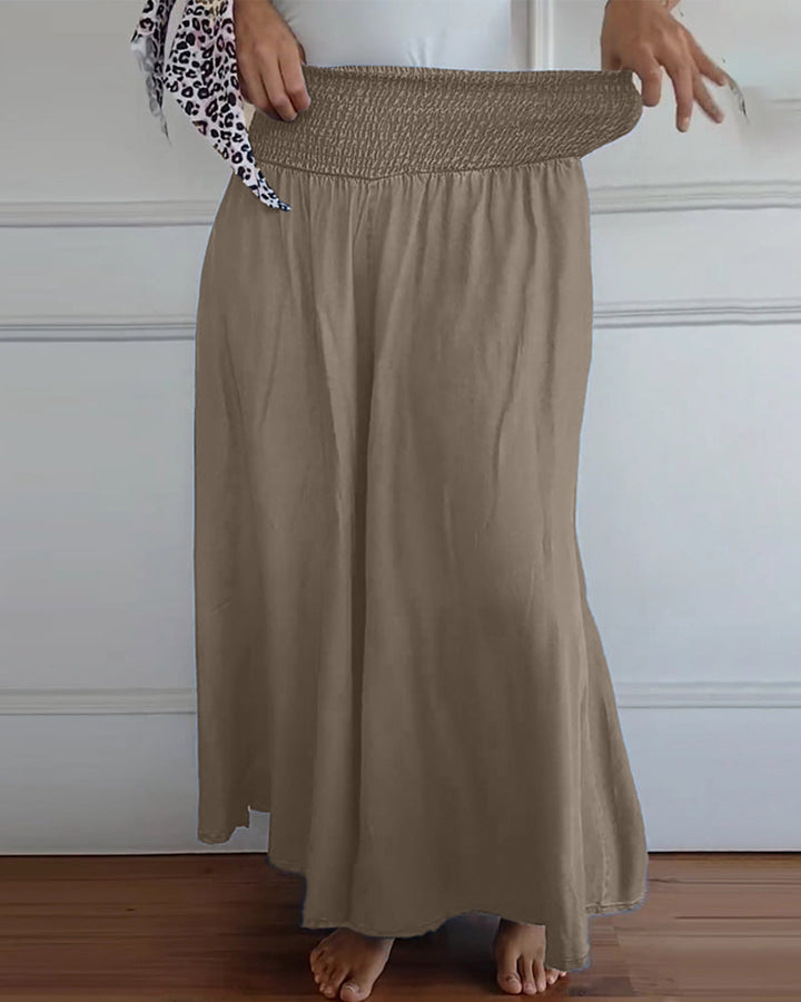 Women’s Wide-Leg Trousers with High Waist