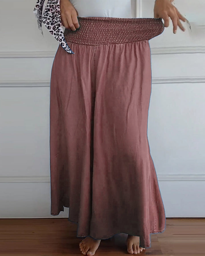 Women’s Wide-Leg Trousers with High Waist
