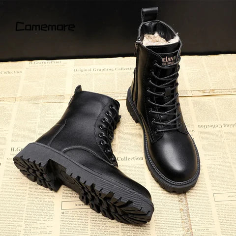 Women’s Winter Boots with Slip-Resistant Outsole and Lining