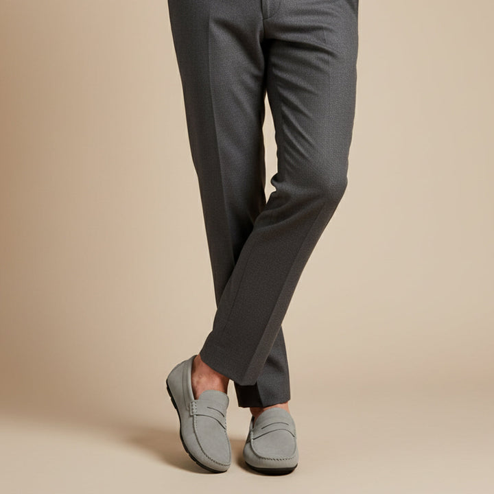 Men’s Loafers with Slip‑On Design and Insole Details