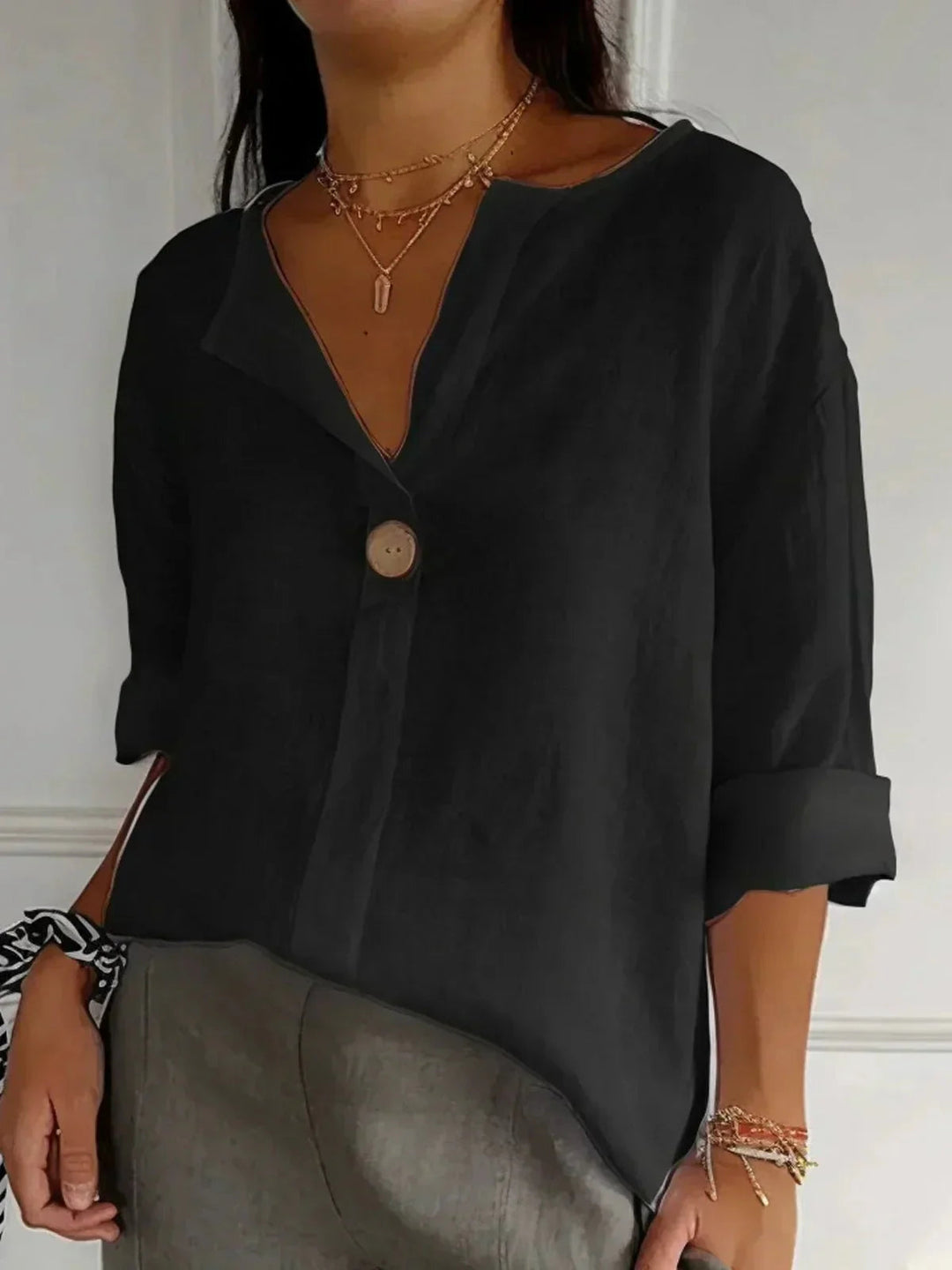 Women's Button-Down Blouse
