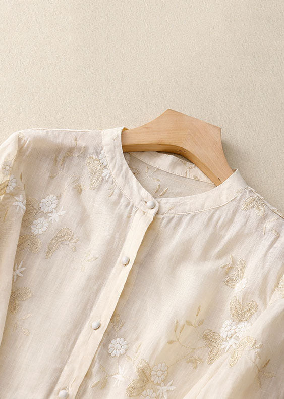 Women's Floral Button-Down Blouse