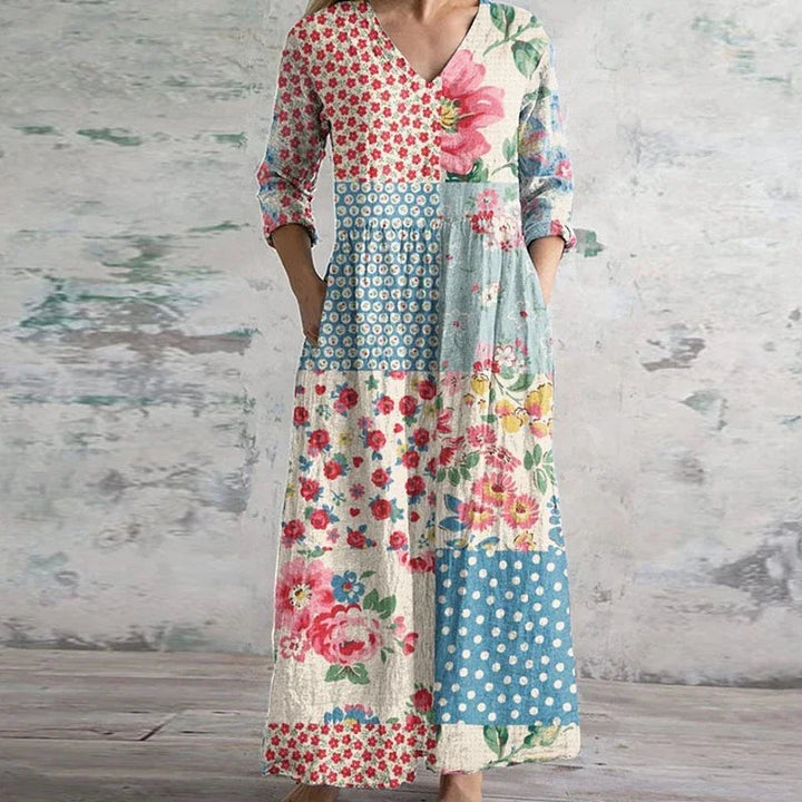 Women's Floral Summer Maxi Dress