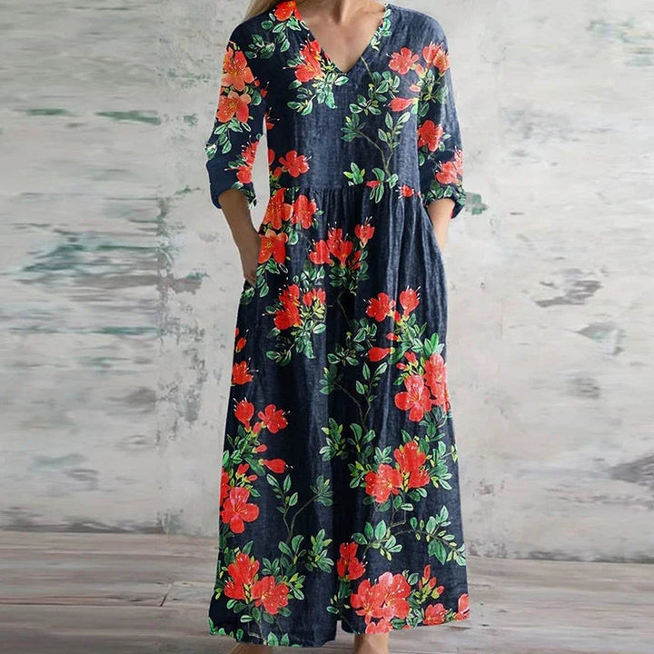 Women's Floral Summer Maxi Dress