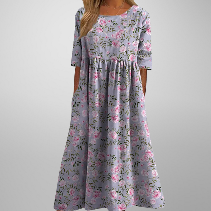 Women's Floral Summer Maxi Dress