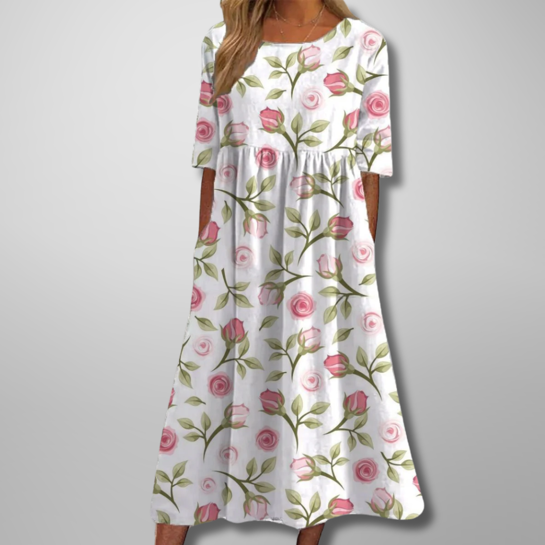 Women's Floral Summer Maxi Dress