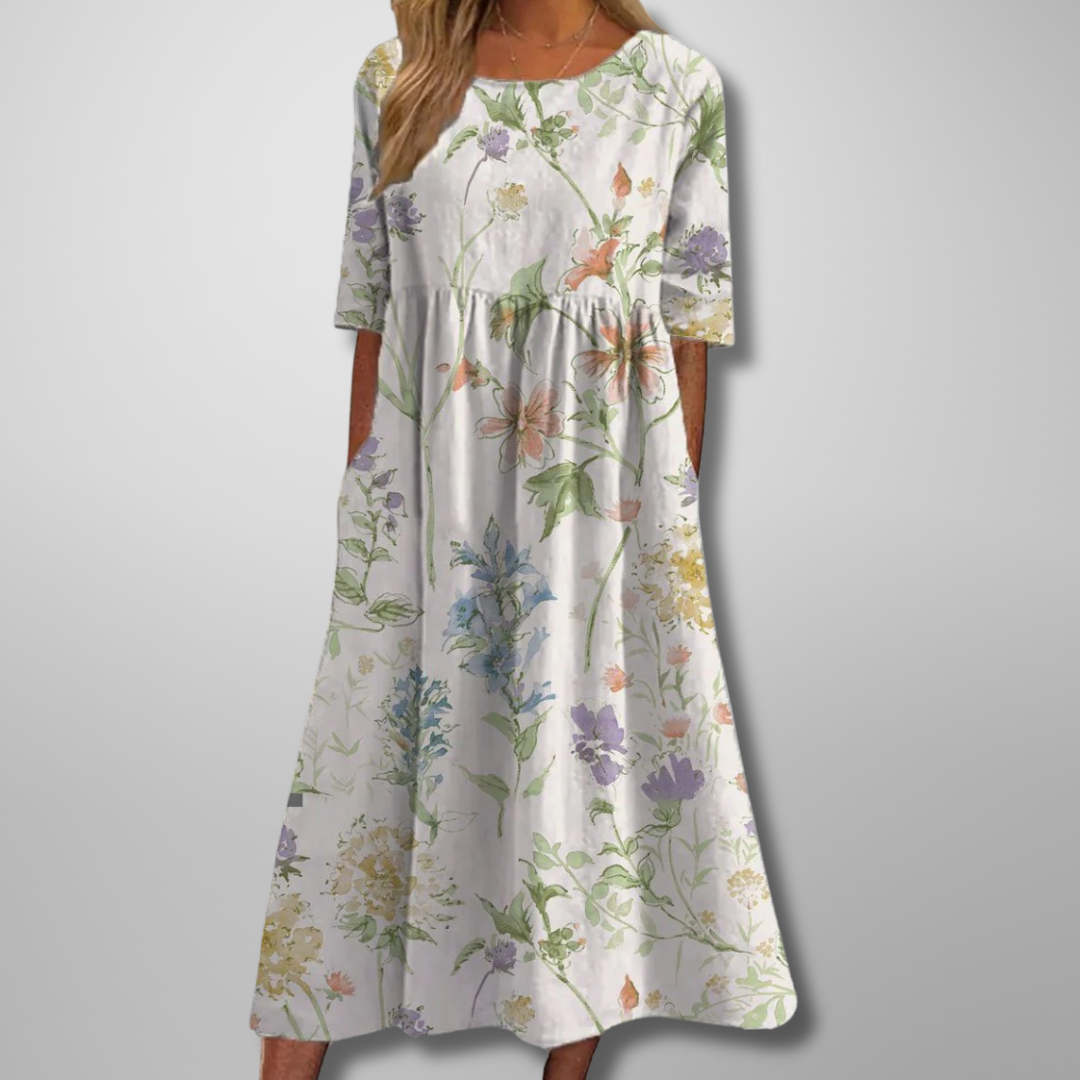 Women's Floral Summer Maxi Dress