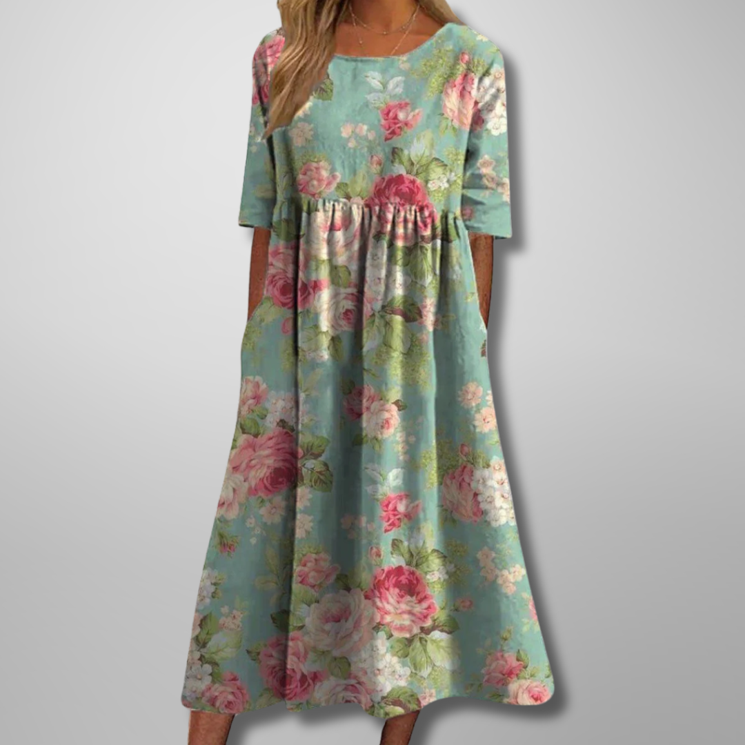 Women's Floral Summer Maxi Dress