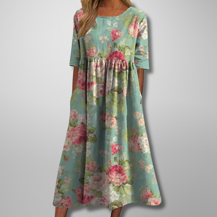 Women's Floral Summer Maxi Dress