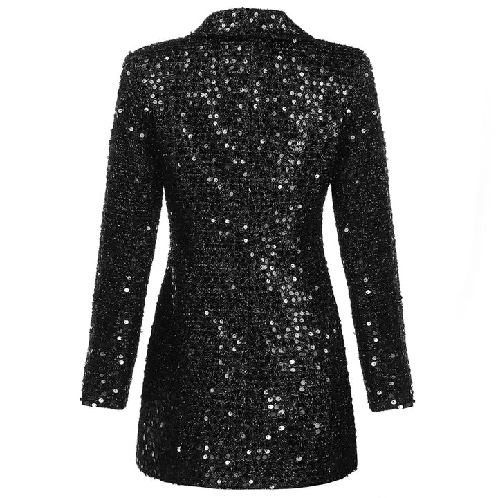 Women's Sequin Blazer Mini Dress