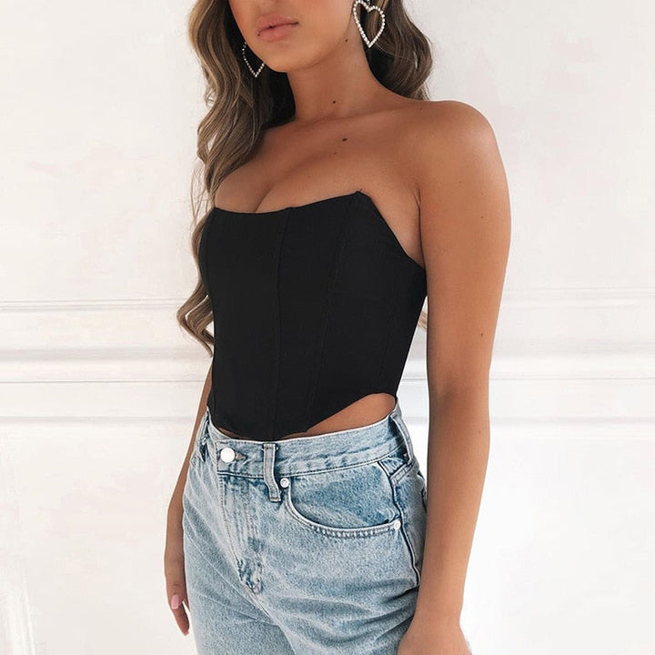 Women's Strapless Corset Top