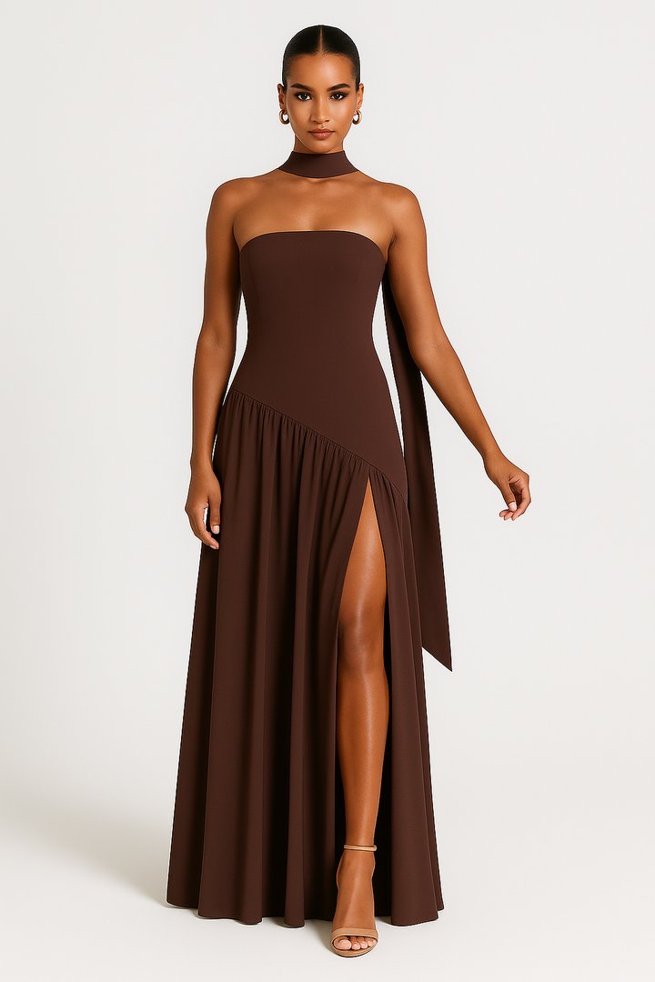 Women's Strapless Maxi Dress